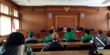 AUDIENSI: PC GP Ansor Pati melakukan audiensi terkait penutupan tempat prostitusi di Pati. (AZIZ AFIFI/ LINGKARJATENG.ID)