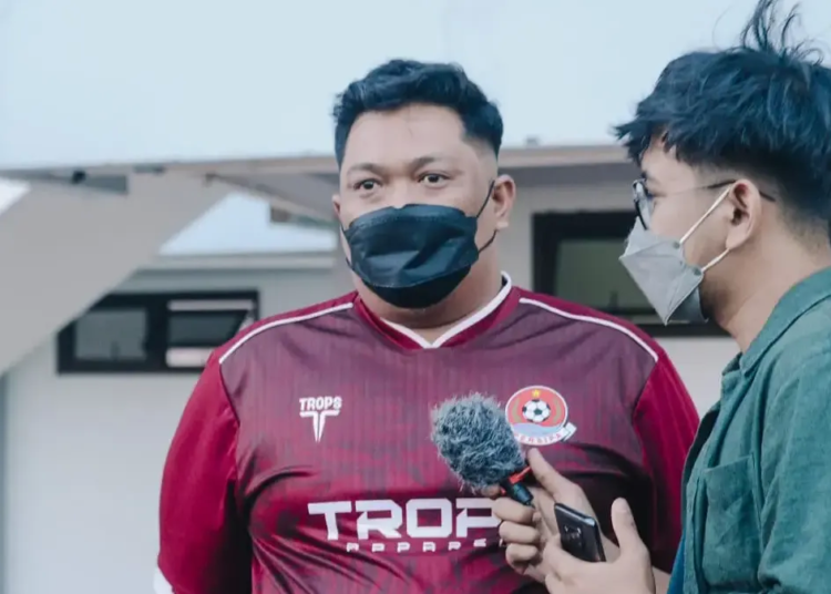 Dian Dwi Budiyanto saat menjawab pertanyaan wartawan beberapa waktu lalu.