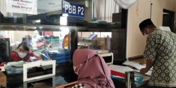 ILUSTRASI: Loket pembayaran PBB di Kabupaten Kudus. (ANTARA/LINGKARJATENG.ID)