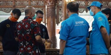 UNGKAP KASUS: BNN Provinsi saat gelar kasus peredaran narkotika di Jepara dan sekaligus menyampaikan akan berkomitmen membantu pembentukan BNNK di Jepara, belum lama ini. (ADHIK KURNIAWAN/LINGKARJATENG.ID)