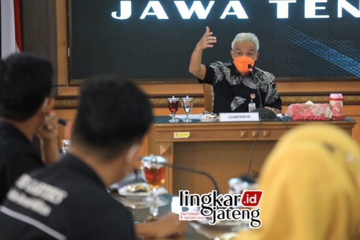 Gubernur Jawa Tengah Ganjar Pranowo. (Istimewa / Lingkarjateng.id)