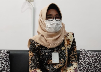 UNGKAPKAN: Kepala Disnakerperinkop dan UKM Kudus, Rini Kartika Hadi Ahmawati. (NISA HAFIZHOTUS SYARIFA/LINGKARJATENG.ID)