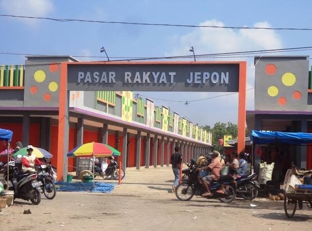 Pasar Jepon, Kecamatan Jepon, Kabupaten Blora (Lilik Yuliantoro / Lingkarjateng.id)