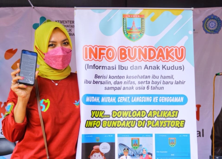 Peserta Jambore Kader Posyandu ikut memperingati HKN ke-57 yang digelar DKK Kudus di Museum Kretek, Sabtu (20/11). (Nisa Hafizhotus / Lingkarjateng.id)