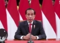Jokowi Sampaikan Dua Prinsip Good Governance di Forum OGP 28 DOKUMENTASI: Presiden Joko Widodo memberikan sambutan pada pembukaan Pleno Open Government Partnership Global Summit, Rabu (15/12). (Antara/Lingkarjateng.id)