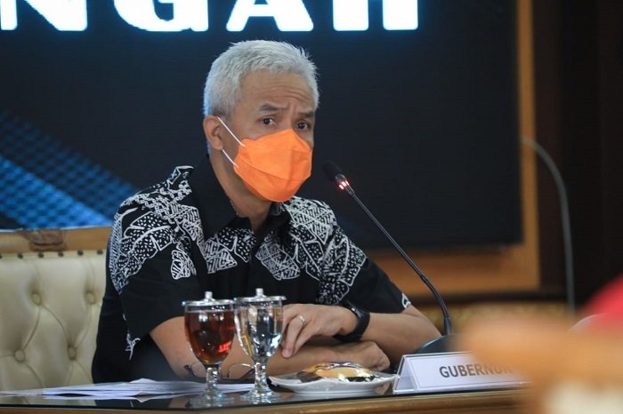 Gubernur Jawa Tengah, Ganjar Pranowo (M. Elang Ade Iswara / Lingkarjateng.id)