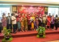 BERSINERGI: Anggota DPRD Komisi D Kota Semarang, Dyah Ratna Harimurti bersama dengan Komunitas Disabilitas Kuncup Mekar dalam peringatan Hari Disabilitas Internasional, Minggu (5/12). (Dinda Rahmasari / Lingkarjateng.id)