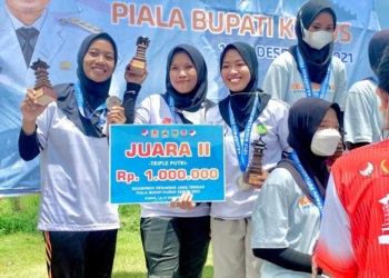MEMBANGGAKAN: Atlet Petanque Kabupaten Jepara berhasil meraih prestasi gemilang dalam Kejurprov Jawa Tengah tahun 2021 di Lapangan Petanque Kompleks Stadion Wergu Kudus, (16-19/12). (Istimewa/Lingkarjateng.id)