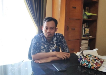 Kepala Bidang Tenaga Kerja DPMPTSP Naker Kabupaten Rembang, Saiful Hidayat. (R. Teguh Wibowo/Lingkarjateng.id)
