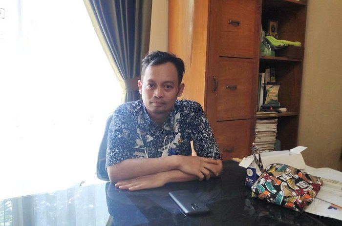 Kepala Bidang Tenaga Kerja DPMPTSP Naker Kabupaten Rembang, Saiful Hidayat. (R. Teguh Wibowo/Lingkarjateng.id)