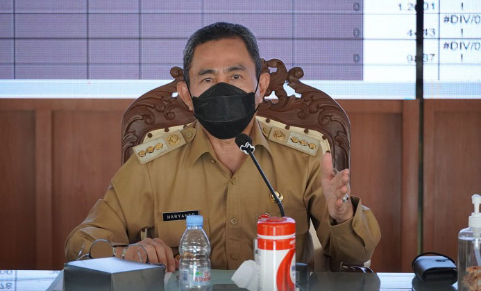 Zero Covid-19, Pemkab Pati Tetap Antisipasi Perayaan Tahun Baru 25 BUPATI PATI HARYANTO. (Aziz Afifi/Lingkarjateng.id)
