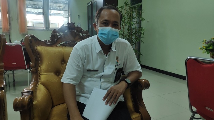 Kepala Badan Pusat Statistik (BPS) Kabupaten Rembang, Henri Wagiyanto. (R. Teguh Wibowo/Lingkarjateng.id)