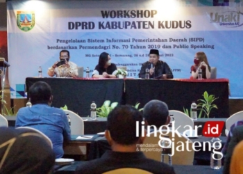 WORKSHOP: Anggota DPRD Kudus mengikuti workshop tentang pengelolaan SIPD di Semarang, 26-28 Januari 2022. (Adimungkas/Lingkarjateng.id)