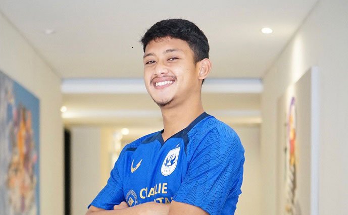 POTRET: Ahmad Subagja Baasith, pemain berusia 25 tahun yang sebelumnya memperkuat PSIM Yogyakarta di Liga 2 didatangkan PSIS Semarang. (Dok. PSIS/Lingkarjateng.id)