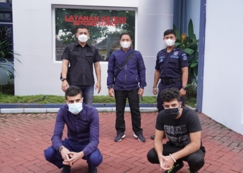 DEPORTASI: Rumah Detensi Imigrasi (Rudenim) Semarang mendeportasi 2 warga asal Iran. (Adimungkas/Lingkarjateng.id)