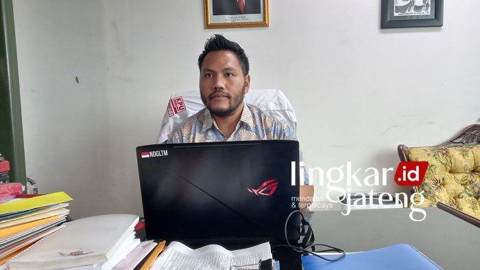Teknis Pemilu 2024, KPU Semarang Menanti Regulasi Resmi 25 Kepala KPU Kota Semarang, Henry Casandra Gultom (Adhik Kurniawan/Lingkarjateng.id)