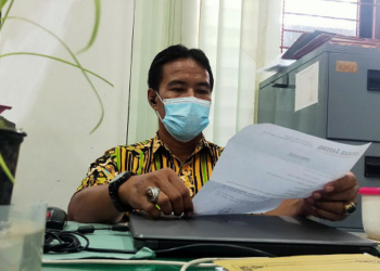 Kasi Pembinaan Guru dan Tenaga Kependidikan SD Dinas Pendidikan dan Kebudayaan Kabupaten Demak, Mugiarto (M. Elang Ade Iswara/Lingkarjateng.id)