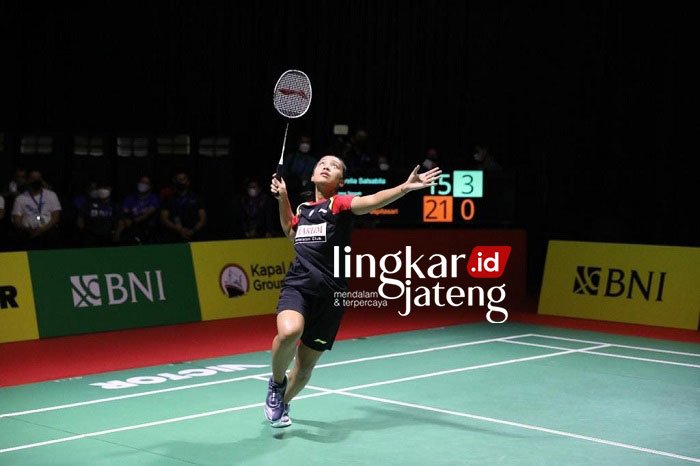 Kontingen Jawa Tengah Jadi Juara Umum Seleksi Nasional PBSI 25 ILUSTRASI: Mutiara Ayu Puspitasari, atlet PB Djarum saat bertanding. (Istimewa/Lingkarjateng.id)
