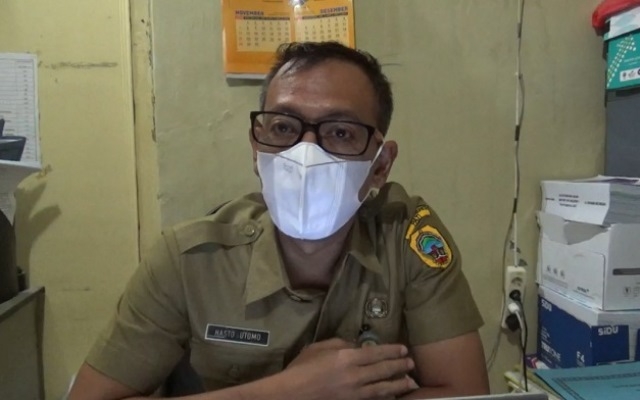 Kasi Peningkatan Jalan Dinas Pekerjaan Umum dan Tata Ruang (DPUTR) Kabupaten Pati, Hasto Utomo. (Aziz Afifi/Lingkarjateng.id)