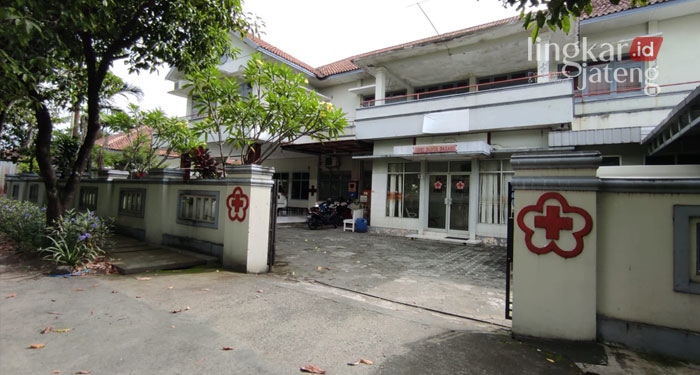 POTRET: Kantor PMI Kudus terlihat dari depan.
