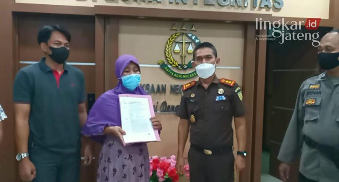 GELAR PERKARA: Kepala Kejaksaan Grobogan, Iqbal saat Restorative Justice Perkara di kejaksaan setempat baru-baru ini.