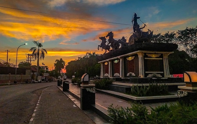 Patung Arjuna Wiwaha Cepu