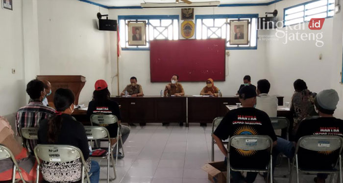 Ormas Mantra Gelar Audiensi dengan Dinsos Pati terkait Pelayanan JKN dan Bansos 25 TENANG: Suasana audiensi Ormas Mantra dengan Dinas Sosial Kabupaten Pati