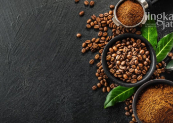 ILUSTRASI: Kopi yang sudah melalui proses roasting. (Sumber Gambar: Freepik @valeria_aksakova)