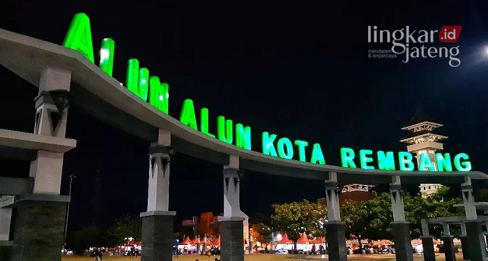 POTRET: Alun-Alun Kabupaten Rembang (Dok. Instagram @achmad_noer_cholis/Lingkarjateng.id)