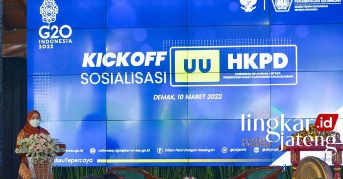 Bupati Demak Minta Bantuan Sri Mulyani Atasi Rob 25 Bupati Demak Minta Bantuan atasi rob