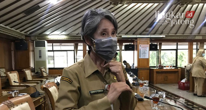 MENJELASKAN: Kepala Dinas Kesehatan (Dinkes) Provinsi Jawa Tengah, Yunita Dyah Suminar saat mengimbau ASN untuk tak mengambil cuti pada long weekend