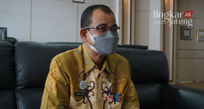 Kepala Dinsos Provinsi Jateng, Harso Susilo. (Adhik Kurniawan/Lingkarjateng.id)