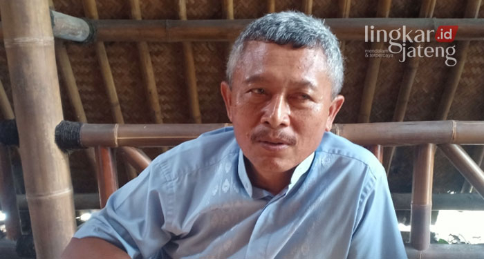 Ketua Himpunan Kerukunan Tani Indonesia (HKTI) Kendal, Tardi. (Unggul Priambodo/Lingkarjateng.id)