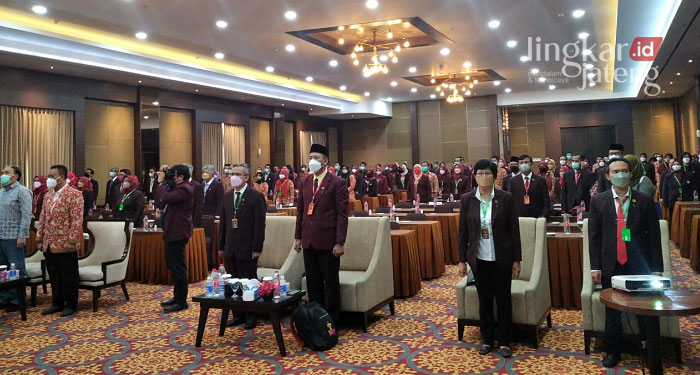 Dinkes Semarang: Banyak Masalah Kesehatan Non Covid-19 yang Belum Teratasi 25 MUSDA: Pelaksanaan Musda ke-10 Persatuan Perawat Nasional Indonesia (PPNI) Semarang yang dilaksanakan di salah satu hotel di Semarang. (Adimungkas/Lingkarjateng.id)