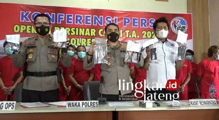 Polres Pati Ringkus 20 Pengedar Narkotika 25 Pengedar Narkotika Ditangkap Polres Pati