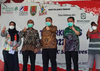 EXPO: Expo Hari Tuberkulosis Sedunia tahun 2022 di Rusun Kudu, Genuk, Kota Semarang, Sabtu (26/3). (Adimungkas/Lingkarjateng.id)