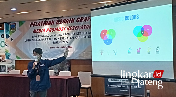 DKK Kudus Gandeng Lingkar Jateng Adakan Pelatihan Desain Grafis