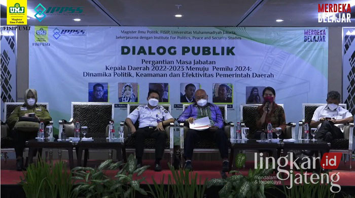 FISIP UMJ Gelar Dialog Publik Pergantian Masa Jabatan Kepala Daerah 2022-2023