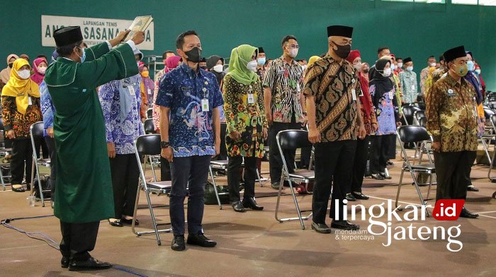 Lantik ASN, Bupati Kudus Tekankan Peningkatan Kinerja