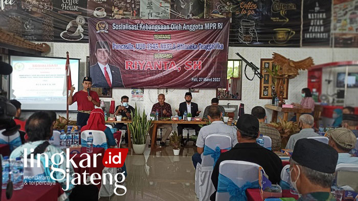 MPR RI Riyanta Sosialisasikan 4 Pilar Kebangsaan di Muktiharjo Pati
