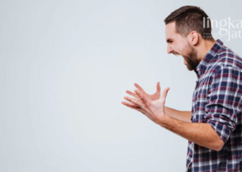 ILUSTRASI: Seseorang meluapkan kemarahannya. (Sumber Gambar: Freepik @drobotdean)