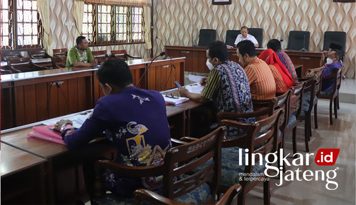 DPRD Demak Rapat Dengar Pendapat Pemberhentian Sekdes Jatimulyo Kecamatan Bonang 25 DPRD Demak