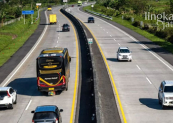 ILUSTRASI: Jalan tol (Sumber Gambar: Instagram @mas_saptanugraha)