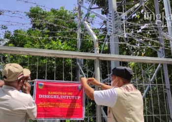 Tak Punya Izin, Tower di Gebog Kudus Disegel Petugas