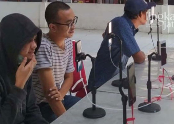 BERSILATURAHMI: Layanan kunjungan virtual dari Lapas Kelas I Semarang saat lebaran tahun 2022, belum lama ini. (Antara News/Lingkarjateng.id)