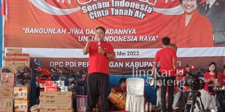 Kader PDIP Pati Senam Sicita, Pecahkan Rekor Senam Terbanyak