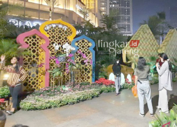 perayaan idul fitri di jakarta bundaran hi