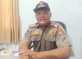 Kepala Satpol PP dan Damkar Kabupaten Kendal, Subarso. (Unggul Priambodo/Lingkarjateng.id)