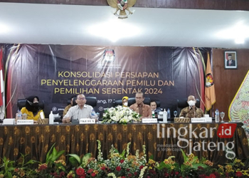KPU Jateng Gelar Konsolidasi Persiapan Pemilu 2024