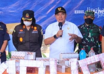 13,2 Ton Barang Bukti Dibakar, Ketua DPRD Kudus: Ikhtiar Berantas Rokok Ilegal